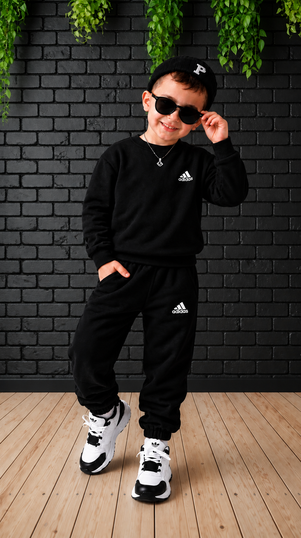 Kids Premium Adidas Printed Terry Tracksuit – Ultimate Streetwear Set