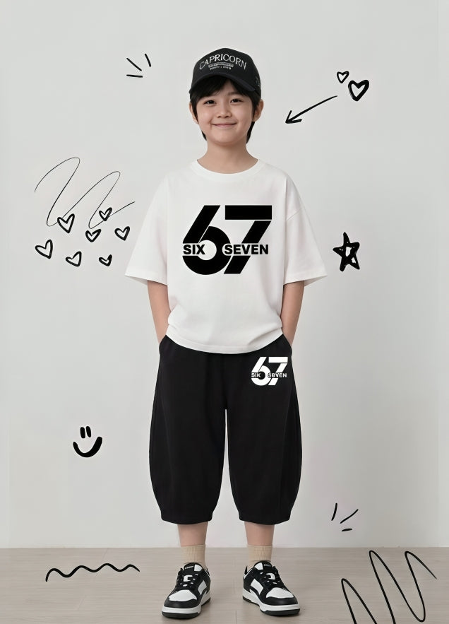 "67 Six Seven" Classic White Urban 2-Piece Co-ord
