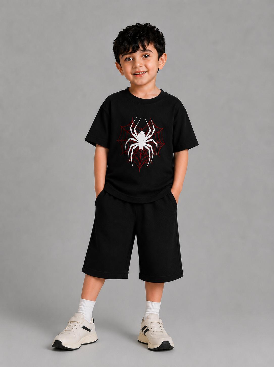 Premium Essentials Spider Oversized Baggy Co-Ord Set