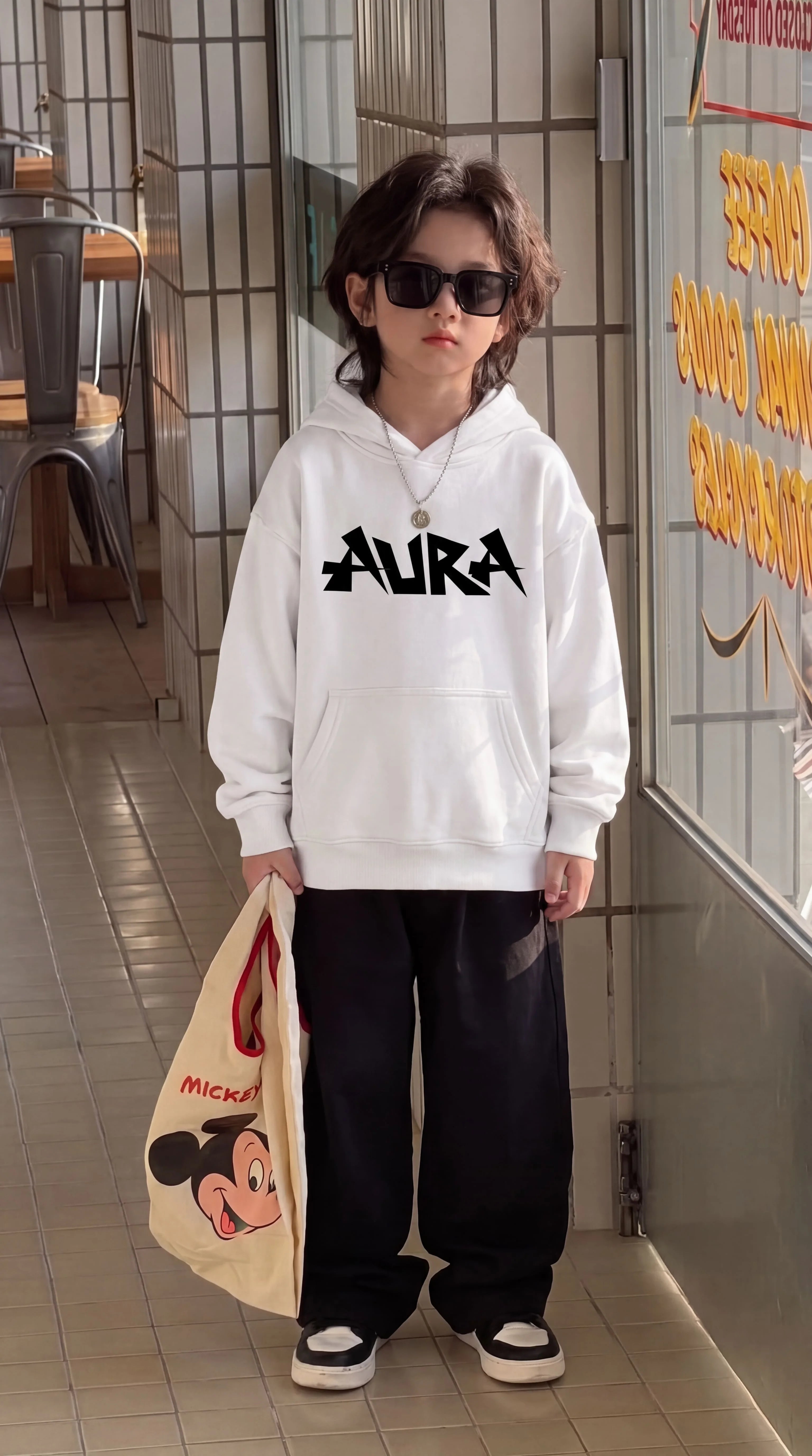 "AURA" Kids Oversized Winter Baggy Tracksuit – Ultimate Streetwear
