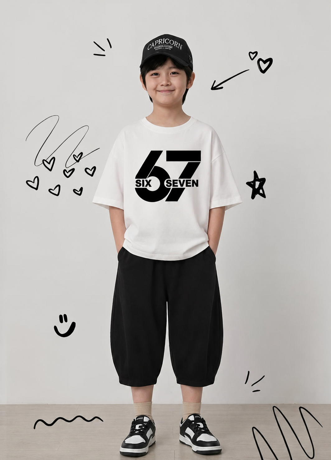 "67 Six Seven" Classic White Urban 2-Piece Co-ord