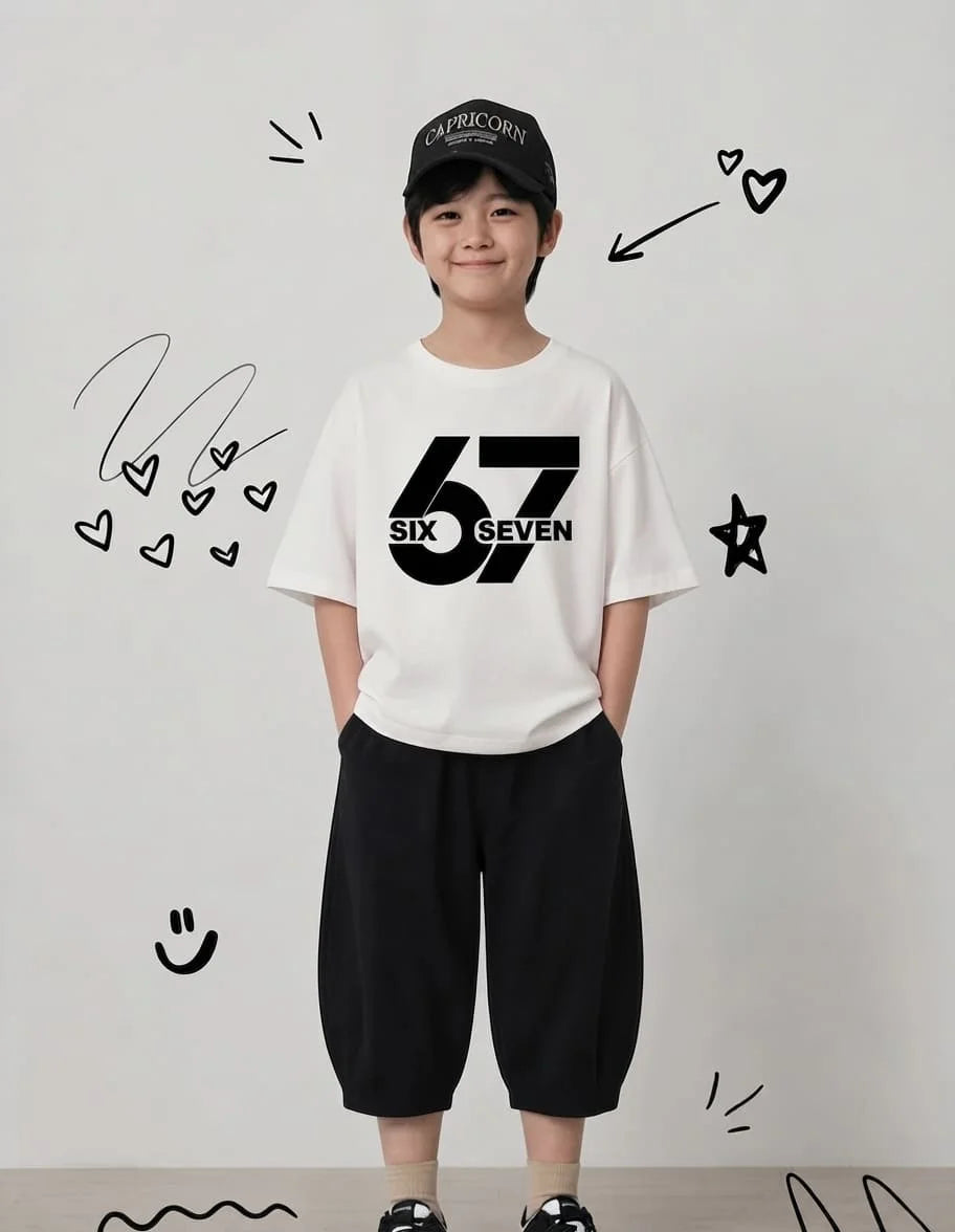 "67 Six Seven" Classic White Urban 2-Piece Co-ord