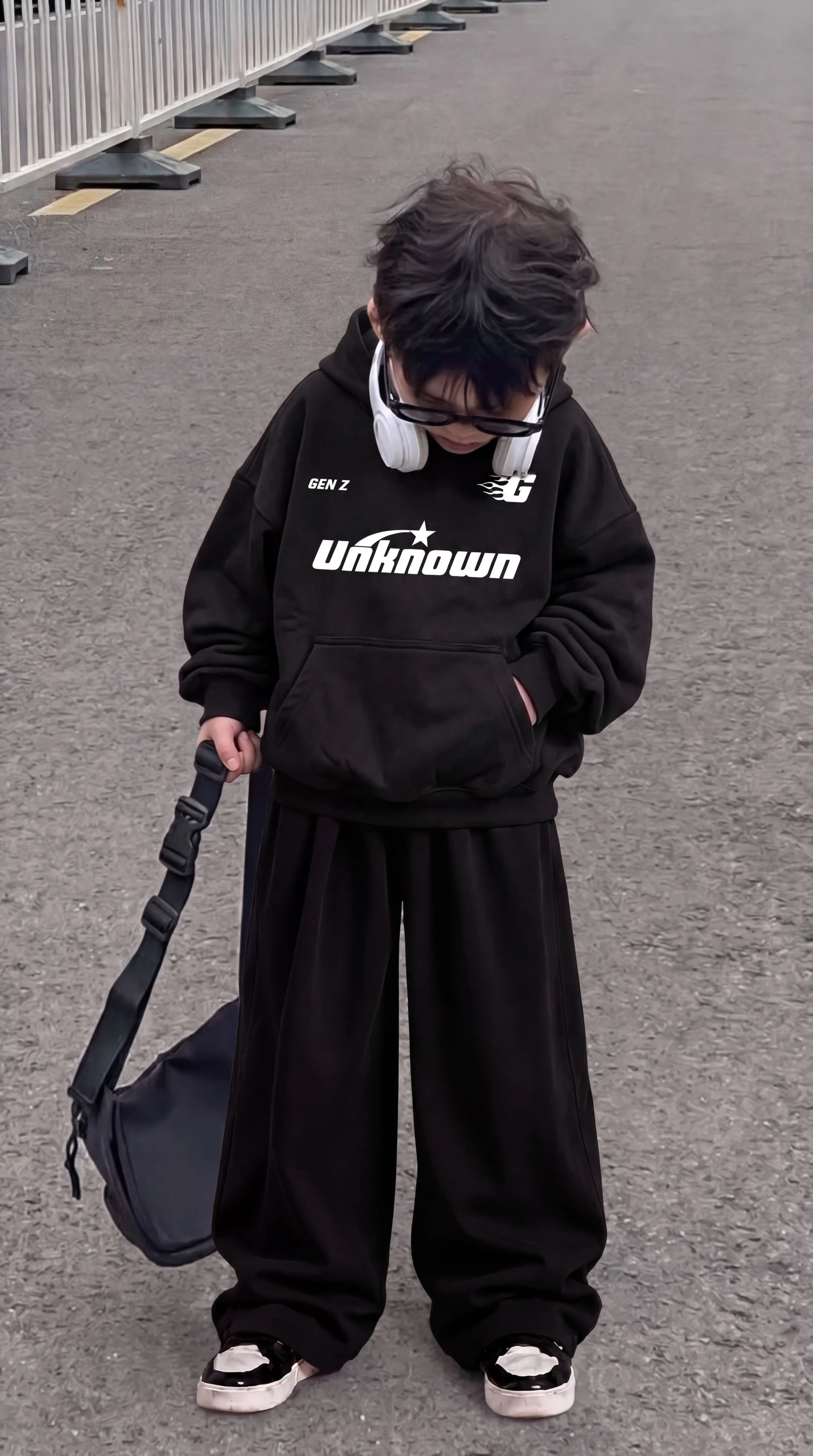 Unknown Oversized Hoodie & Baggy Trouser Set
