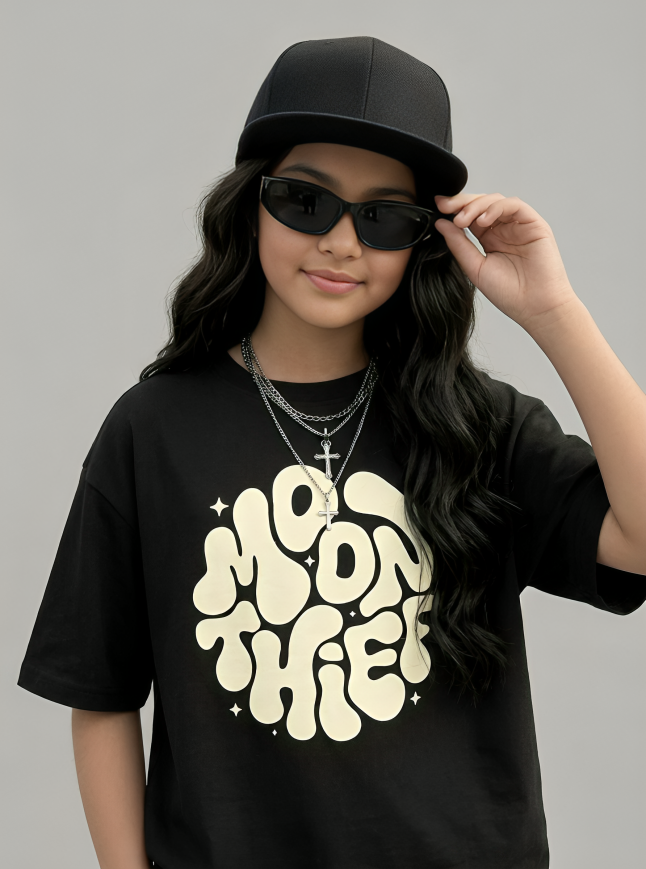 The "Moon Thief" Oversized Co-ord Set - Premium Cotton Jersey