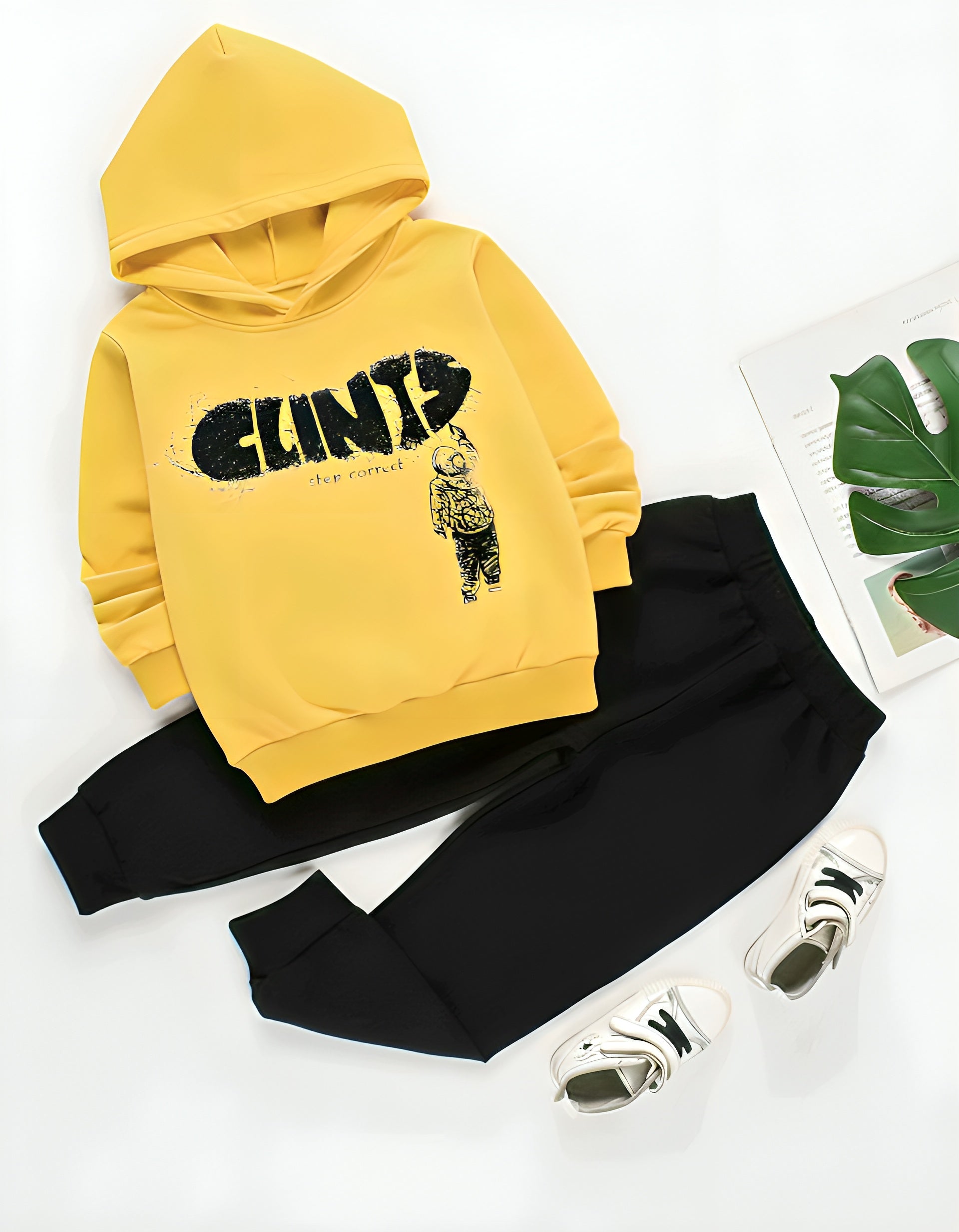 Clints Boy Yellow Winter Tracksuit