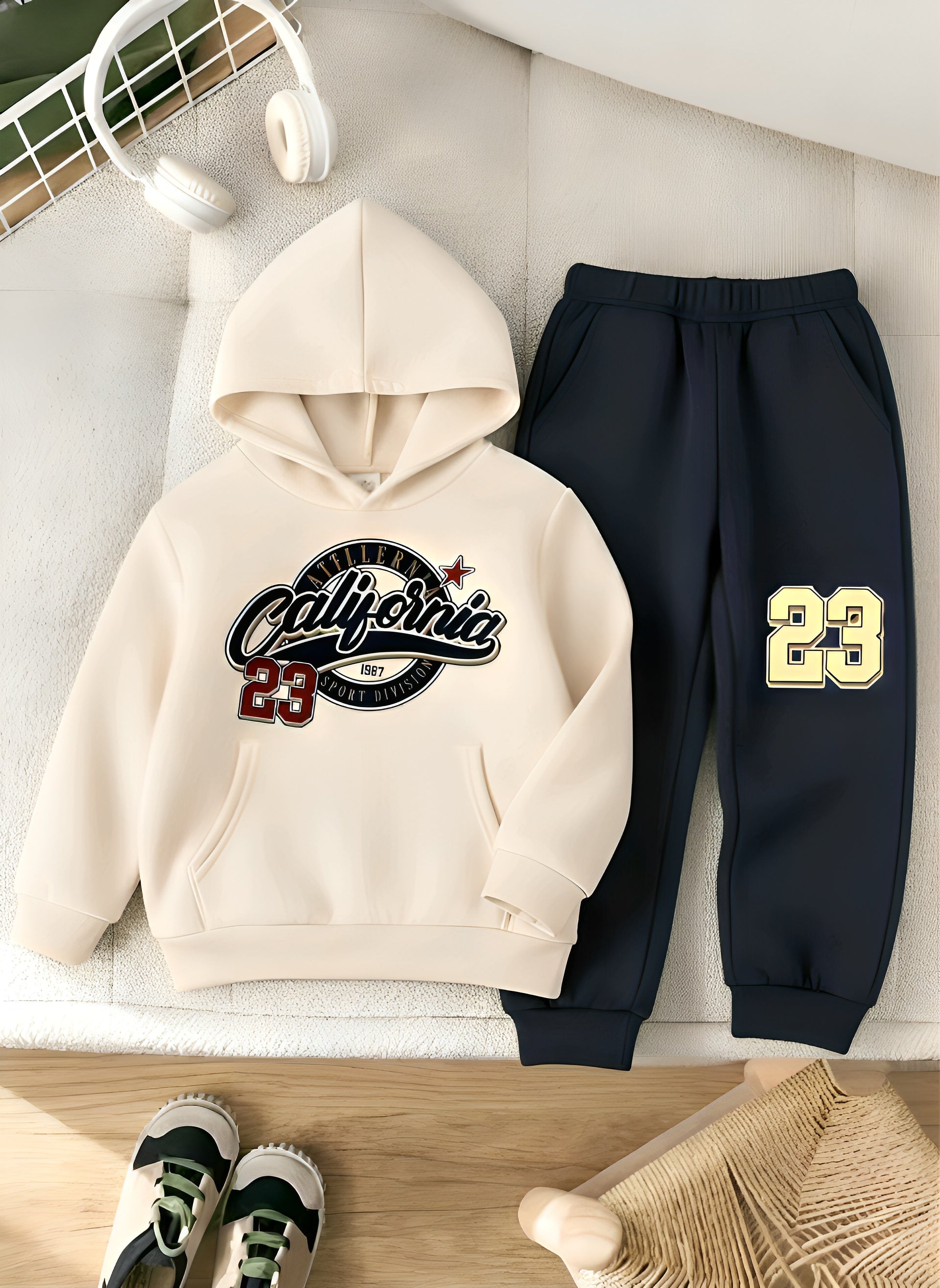 California Off White Winter Tracksuit