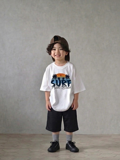 Kids Premium "Malibu Surf" Oversized Co-ord Set
