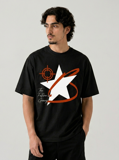 THE FUTURE IS GENZY STAR OVERSIZED TEE