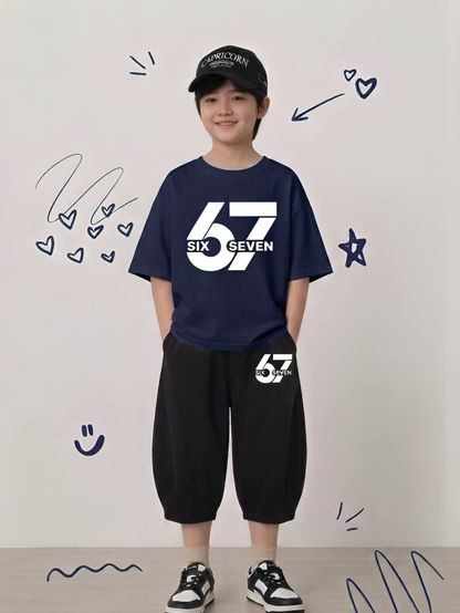 "67 Six Seven" Classic Navy Blue Urban 2-Piece Co-ord