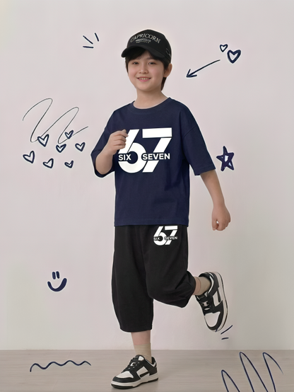 "67 Six Seven" Classic Navy Blue Urban 2-Piece Co-ord