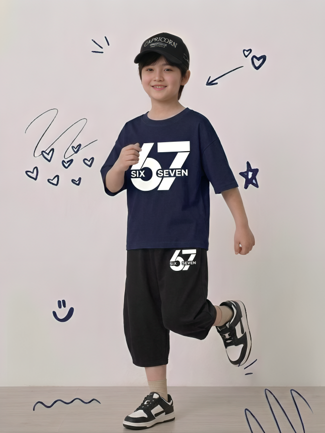 "67 Six Seven" Classic Navy Blue Urban 2-Piece Co-ord