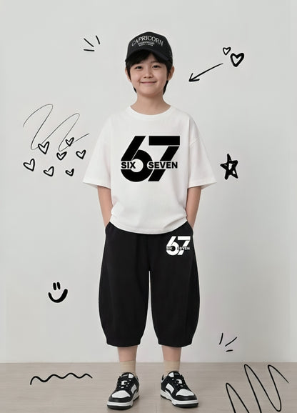 "67 Six Seven" Classic White Urban 2-Piece Co-ord