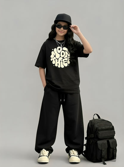 The "Moon Thief" Oversized Co-ord Set - Premium Cotton Jersey