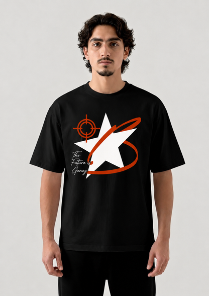 THE FUTURE IS GENZY STAR OVERSIZED TEE