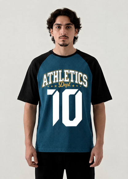 "ATHLETICS 10" RAGLAN TEE