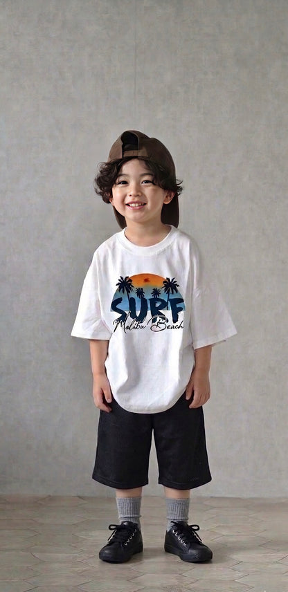 Kids Premium "Malibu Surf" Oversized Co-ord Set