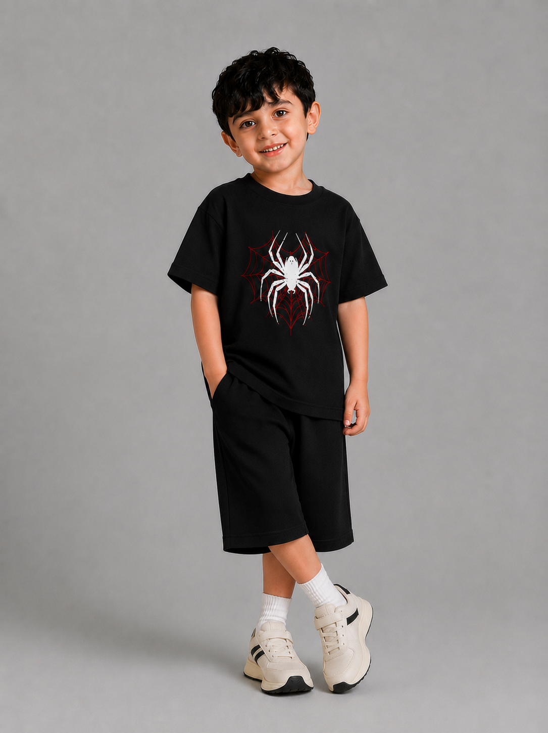 Premium Essentials Spider Oversized Baggy Co-Ord Set