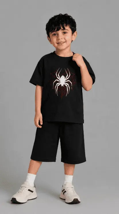 Premium Essentials Spider Oversized Baggy Co-Ord Set