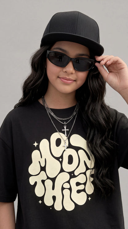 The "Moon Thief" Oversized Co-ord Set - Premium Cotton Jersey