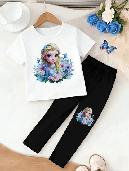 Elsa White Summer Shirt & Trousers