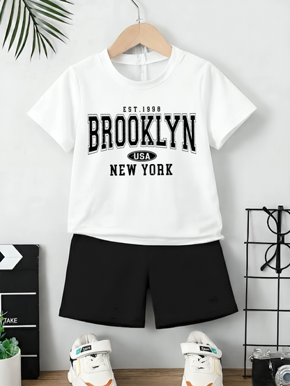 Brooklyn white Summer Shirt & Nicker