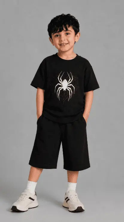 Premium Essentials Spider Oversized Baggy Co-Ord Set