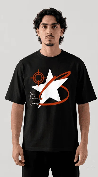 THE FUTURE IS GENZY STAR OVERSIZED TEE